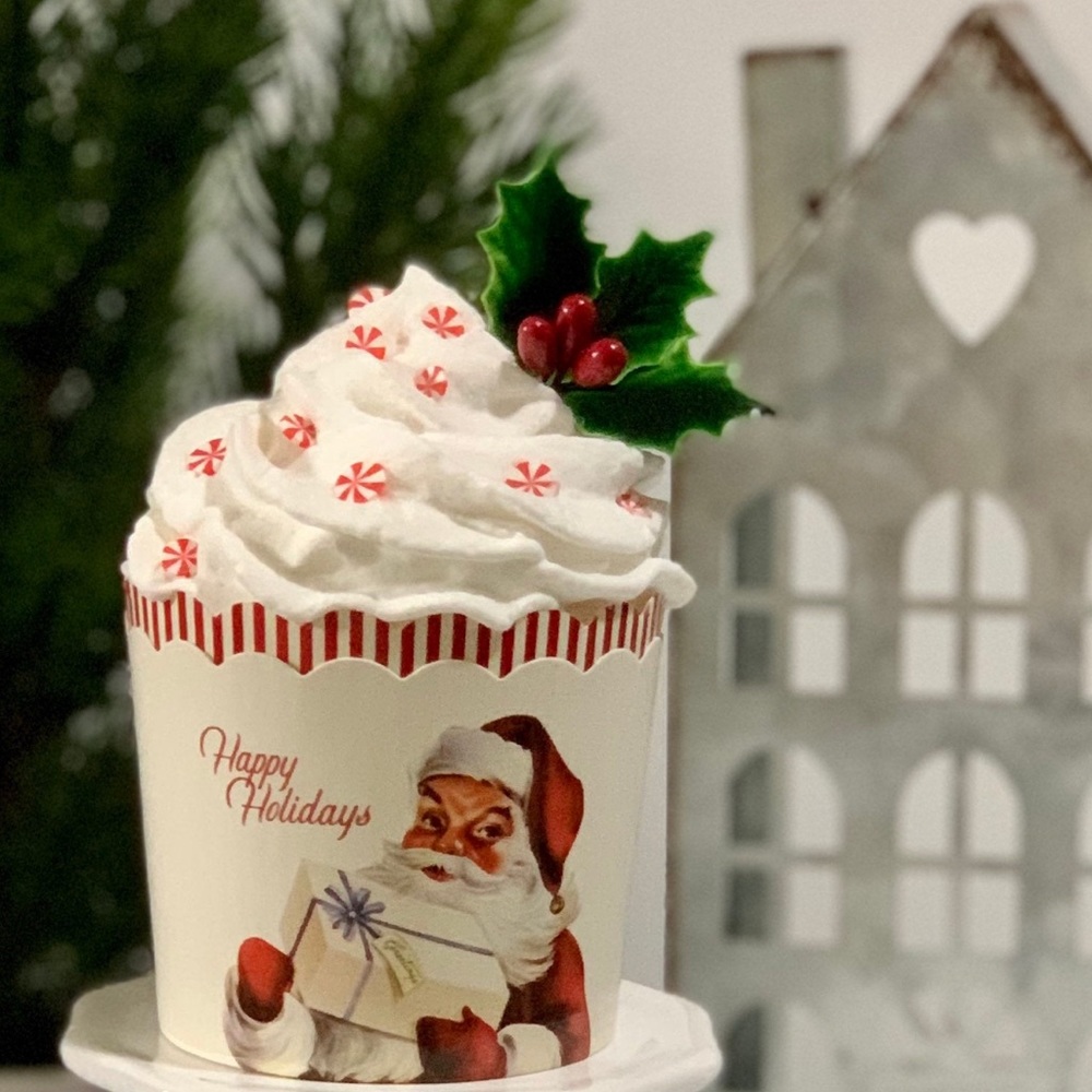 Handmade Faux Cupcake.